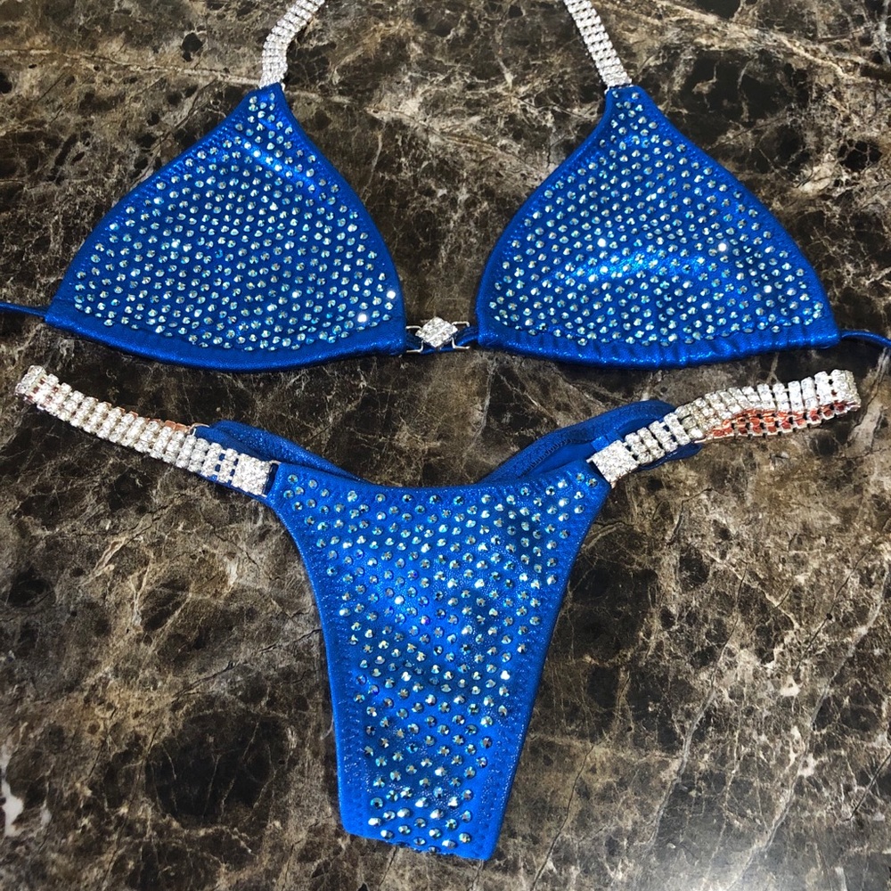 Toxic Angel Competition Royal Blue Bikinis Size:XS